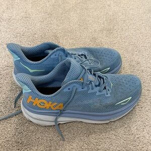 Hoka Men's Blue and Teal Athletic Shoes